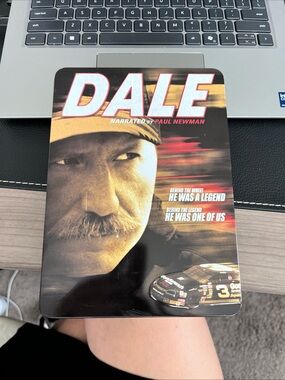 DALE Narrated by Paul Newman Steel DVD Case - Black, Red, Gold